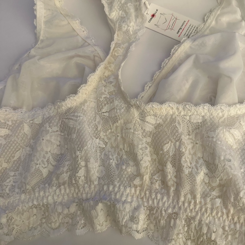 Cosabella NSN Curvy Racie Racer Back-XL Brand New!! White - Picture 2 of 2